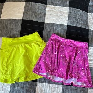 all in motion Kids Skorts in Yellow and Pink